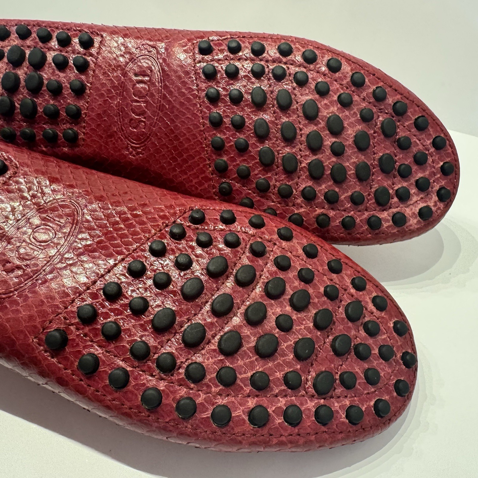 Rare Genuine Python Tod’s Gommino Loafers Size 35… - image 17
