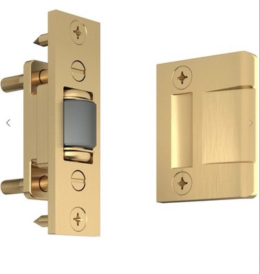 Baldwin Hardware 0430. 044 Roller Latch With Full Lip Strike - Satin Brass