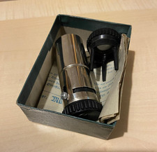 Ancien microscope de poche de champ botanique allemand en laiton 3,5" de long A. SOINSKY