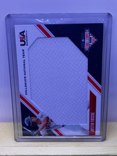 2020 Stars & Stripes USA Baseball Collegiate Jumbo Jersey/Patch Justin Foscue