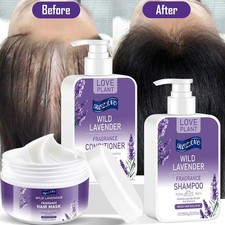 Lavender Shampoo and Conditioner Set For Men and Women, F9Y9