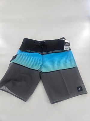 O Neill Board Shorts Mens Size 30 Lennox Stripe 21 Surf Trunks Swim Stretch NWT