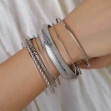 New Fashion Boho Punk 10Pcs/Sets Cuff Bracelets  Bangles For Women Love Pulseir