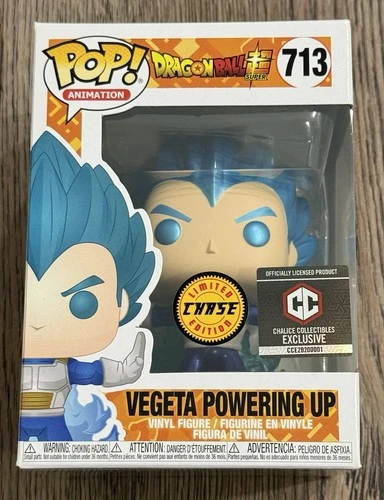 Funko Pop! Dragon Ball Z: Vegeta Powering Up #713 CHASE Chalice Collectibles