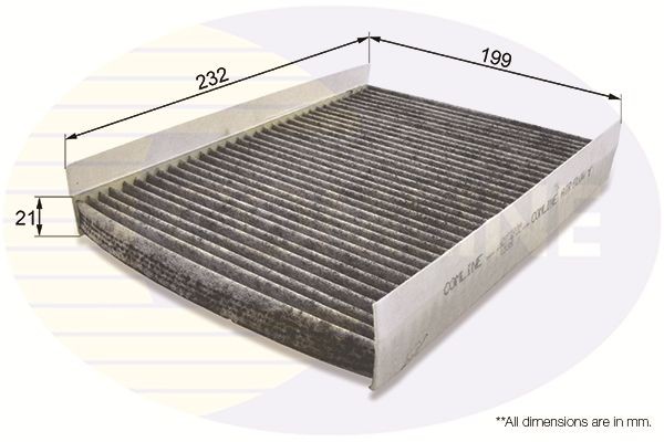 Cabin Air Filter Fits Chrysler Delta Fiat Bravo Stilo Lancia COMLINE EKF103A