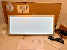 LED Backlit Sign Snap Frame Aluminum Light Box Rose Displays  25" x 11"  NOS