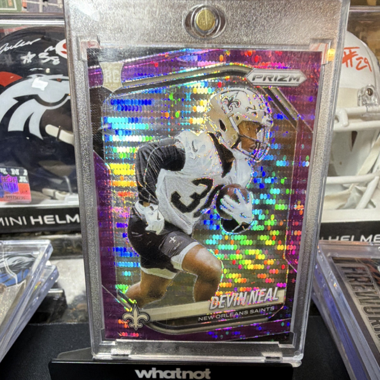 2025 Panini Prizm Rookie Prizm Devin Neal #393 New Orleans Saints Football