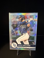 2026 Topps Series 1 Flagship Costco Carson Williams Chrome Rookie Card #8 Rays