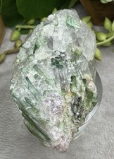 Crystal 110g Pink Green Turmaline In Quartz Raw Cluster Mineral Specimen