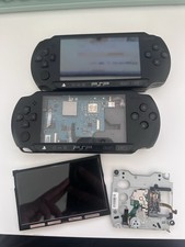 Lot 2x Sony PSP Street E1004 HS Pour Pièces - UMD et LCD À Réparer HS