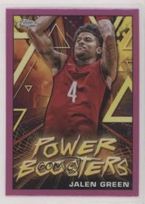 2023-24 Topps Chrome Power s Pink Basketball Refractor Jalen Green #PB-2 1k1g