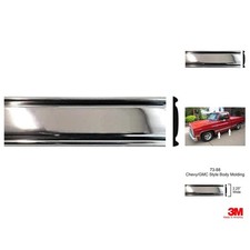 1973-1987 Chevy GMC Chrome Side Body Trim Molding C10, C20, C30, K10, K20, K30,