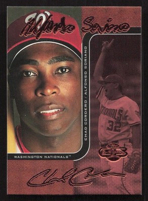 2006 Topps Co-Signers Alfonso Soriano / Chad Cordero Changing Faces Bronze #/150