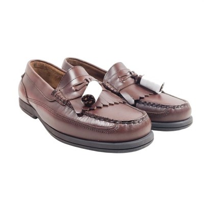 G.H. Bass & Co. Mens Size10.5 Brown Leather Kiltie Tassel  display picture 3