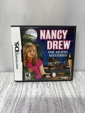 Nancy Drew: The Model Mysteries (Nintendo DS, 2010) Complete 