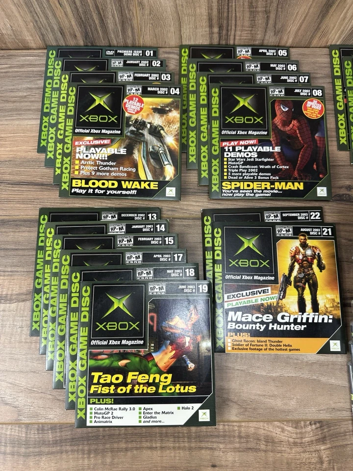 Gran Lote de 37 Discos De Demostración Revista Oficial Xbox de Principios de la década de 2000 Foto 2 de 4