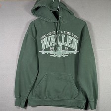 Morgan Wallen Hoodie Sweatshirt Mens Large Green One Night At A Time Tour