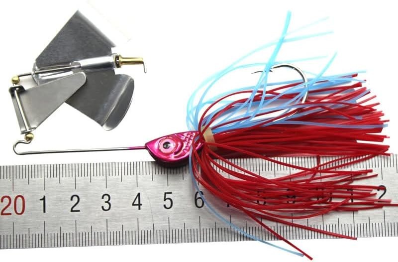 5pcs Spinner Bait Bass jig Weedless Fishing Lure Chatterbait for bass Walleye - Image 4