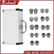 Findmall Super Precision ER32 Collet Set Sizes 3/32'' To 25/32''.0002" CNC 18 PC