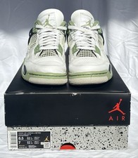 Jordan Air Jordan 4 Retro Seafoam AQ9129-103 White Green Black Sneaker