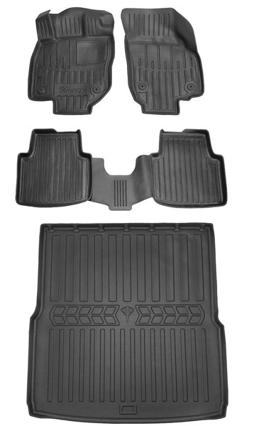 Gummimatten FußMatten Kofferraumwanne FüR VW Passat Variant B9 Ab 2023--image