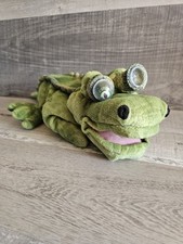 Toys R Us Animal Alley Crocodile Alligator 17" Plush OOAK Halloween Horror Eyes