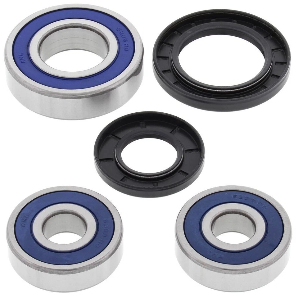 Wheel Bearings Seals Kit Rear for KAWASAKI GPZ 1100 B Twin Shock 1981 1982 - Image 2 of 2