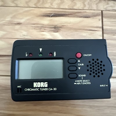 Korg Chromatic Tuner CA-30 Guitar Bass Multi Instrument Works