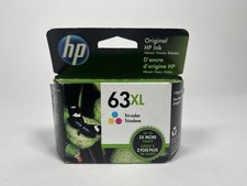 NEW GENUINE - HP 63XL TRI-COLOR INK CARTRIDGE - F6U63AN - Sealed Box