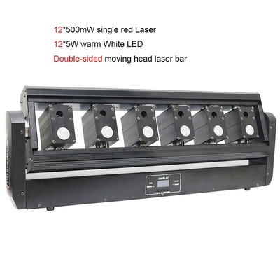 New Dj Laser Light Disco 12*500mW Red Lazer Light LED beam Laser Bar Moving Head