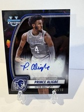 2024-25 Bowman U Chrome Sapphire Prince Aligbe Prospect Auto Black Refractor /10