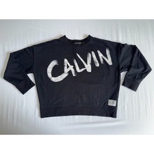 Calvin Klein Performance Graphic Sweatshirt  Black CALVIN  Size Large