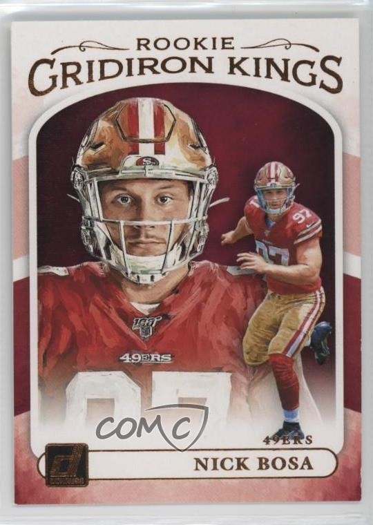 2019 Panini Donruss Rookie Gridiron Kings Nick Bosa #RGK-14 RC 06ec