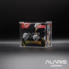 Alaris Pokemon Booster Box Magnetic Acrylic Case Pok mon Card Protective Display