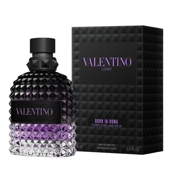VALENTINO UOMO BORN IN ROMA PURPLE MELANCHOLIA 100ML EDT SPRAY NEW & SEALED