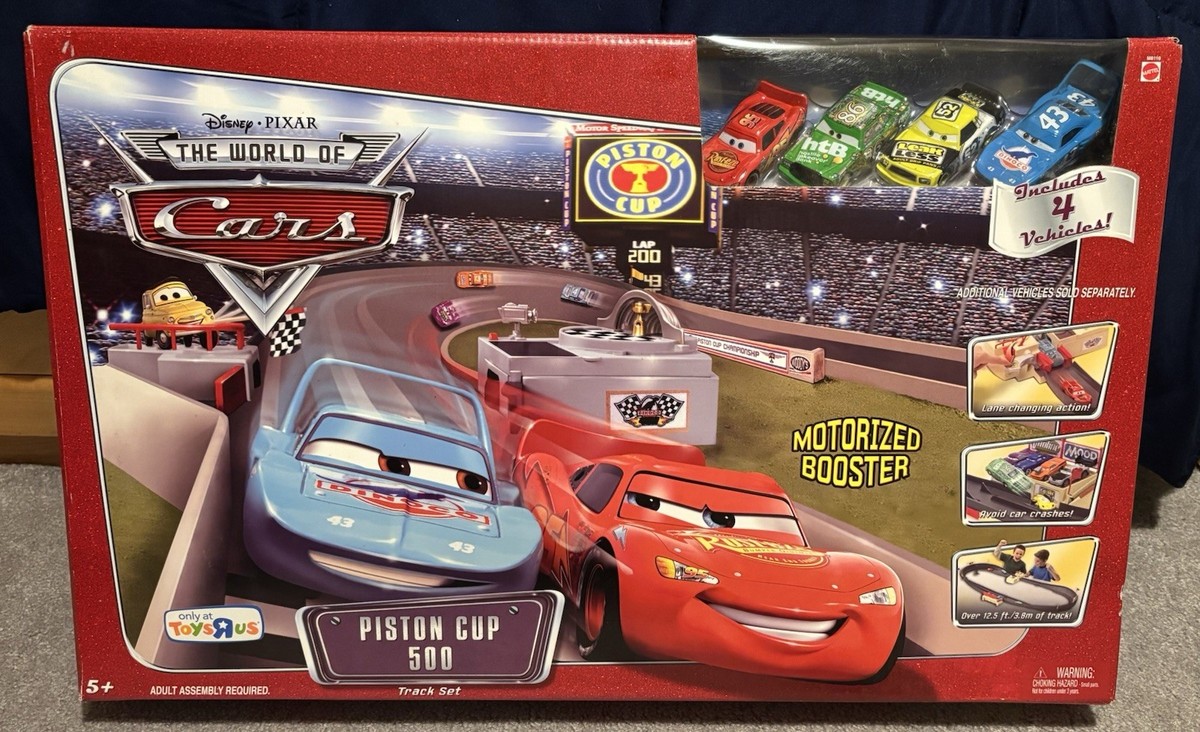 Vintage Disney Pixar CARS Piston Cup 500 Track Set L4054 NOS