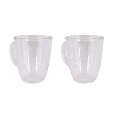 Bo-Camp Thermo Tasse, doppelwandig, 340ml, 2er-Set