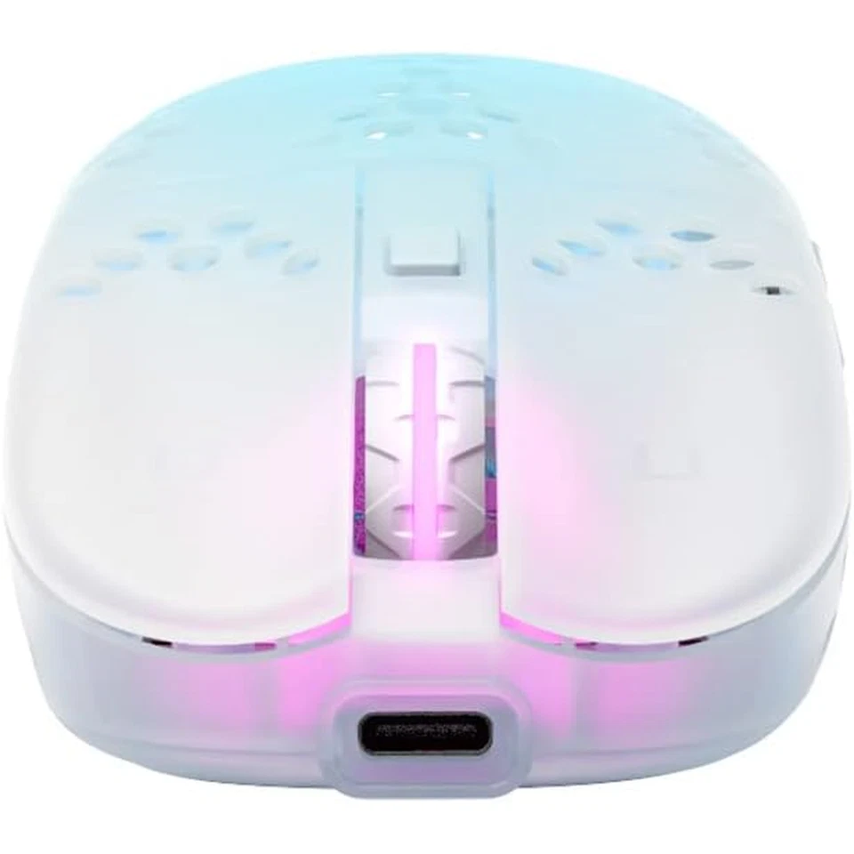 Wireless Mouse Rechargeable Gaming RGB for Laptop Light Weight Ergonomic Quiet - Image 4 of 4