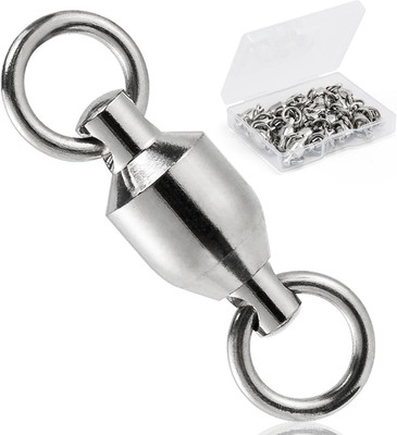 20 Pack Fishing Swivels, Ball Bearing Swivels Fishing Tackles, Copper Stainless