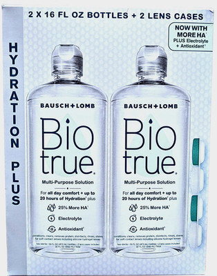 Biotrue Hydration Plus Multi-Purpose Solution, 32 Fluid Ounces
