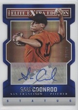 2014 Elite Extra Edition Status Blue Die-Cut Signatures /50 Sam Coonrod Auto 0b0