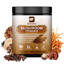 Mushroom Coffee Lions Mane Mushroom Powder Instant Coffee with Lion's Mane, ...