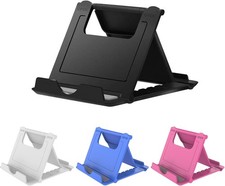 4 Pack Portable Cell Phone Stand Holder for Desk, Foldable Pocket-Sized Mount, U