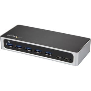 Startech 7 Port USB C Hub mit Schnellladung 5x USB-A & 2x USB-C USB 3.0 Superspee