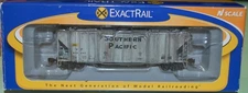 Exact Rail N Scale50601-1-SP-Southern Pacific 3 bay co Hopper #493303 -WEATHERED