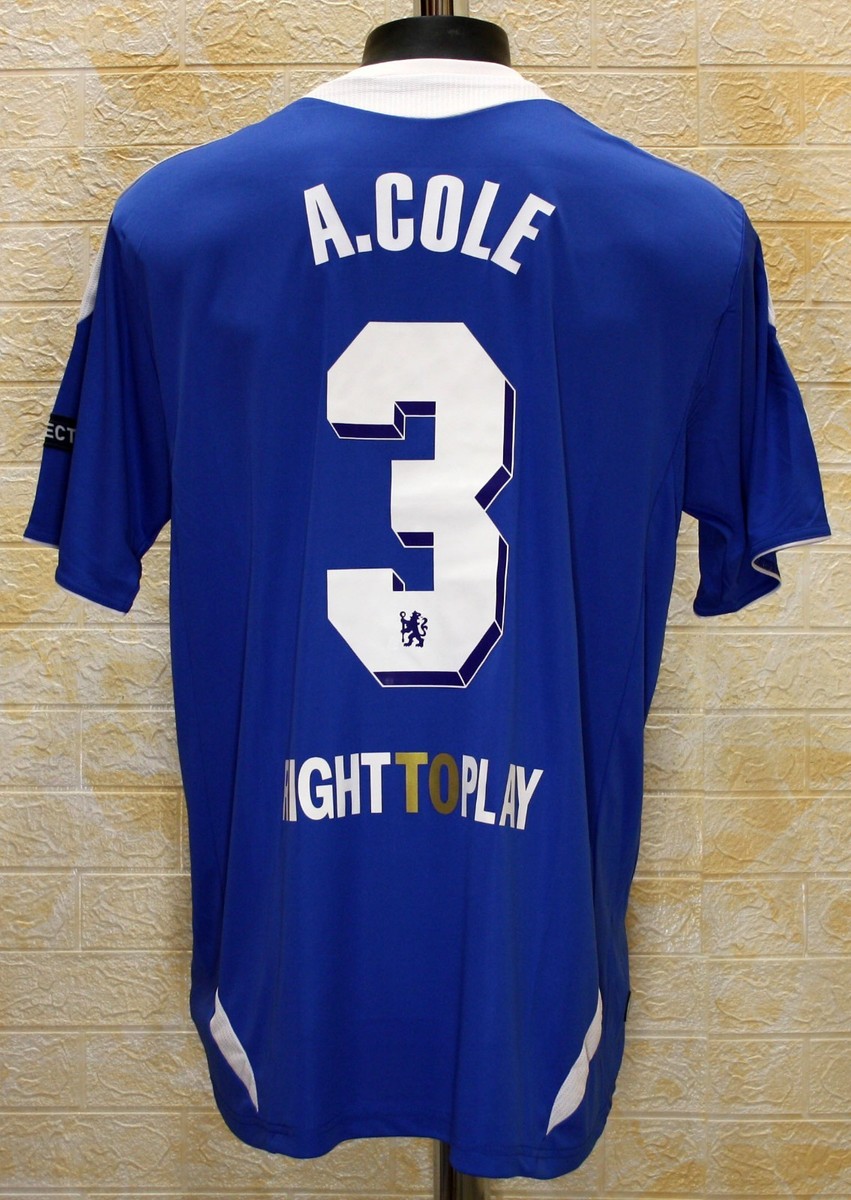 FC Chelsea 2012 UEFA CL final Munich jersey shirt A.Cole #11 | eBay