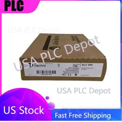 New Factory Sealed AB 1746-ITV16 /C SLC 500 16 point Input Module 1746ITV16