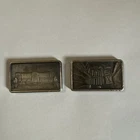 Lucky Rips Petra 5 OZT & Buckingham Palace 5 OTZ Silver Bars, TD Mint #20 & #36