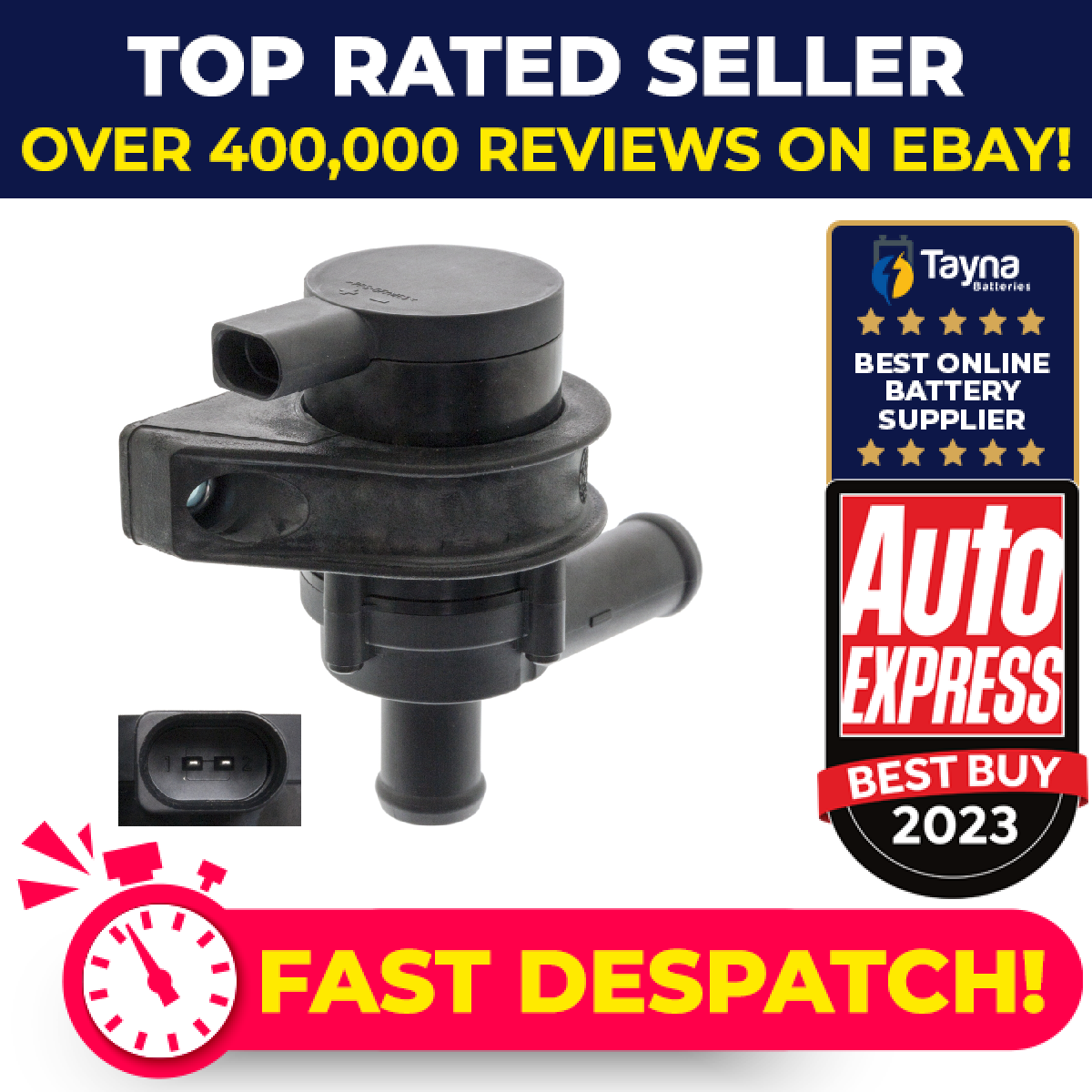 Water Pump for Parking Heater fits SKODA Auxiliary Additional 1K0965561F Febi