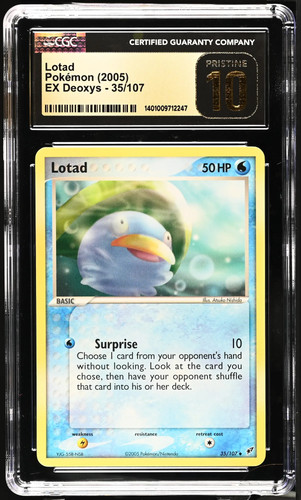 Lotad graded CGC 10 for sale on eBay